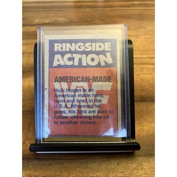 Topps 1987 Vintage WWF Trading Card Wrestling WWE #26 Hulk Hogan - Picture 5 of 5